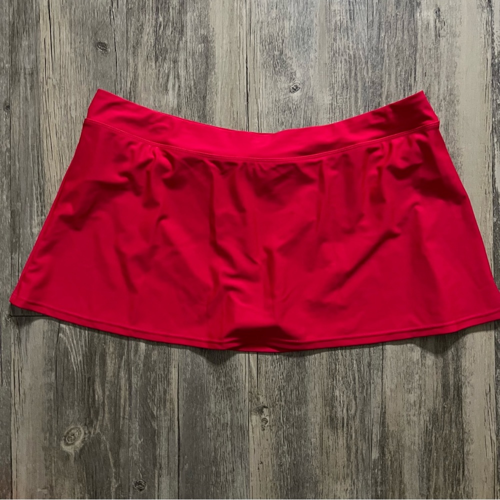 Tropical Escape Hot Pink Mini Skirt with Built In Underwear